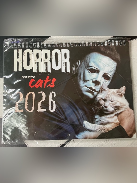 Source Unknown Other - Calendar cats horror movies 2026